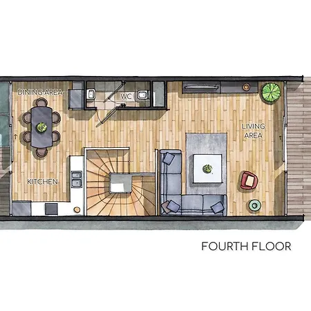 12, Apartments, 4-6 Pers, Central, Stunning View, Near Supermarket & Public Transport Oisterwijk