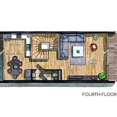 12, Apartments, 4-6 Pers, Central, Stunning View, Near Supermarket & Public Transport Lejlighedshotel 4*
