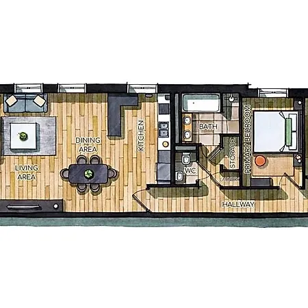 12, Apartments, 4-6 Pers, Central, Stunning View, Near Supermarket & Public Transport 4* Oisterwijk
