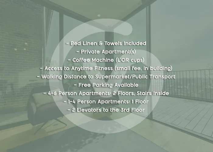 Aparthotel 12, Apartments, 4-6 Pers, Central, Stunning View, Near Supermarket & Public Transport 4*