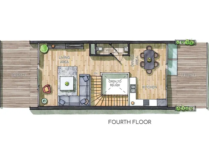 Aparthotel 12, Apartments, 4-6 Pers, Central, Stunning View, Near Supermarket & Public Transport 4*