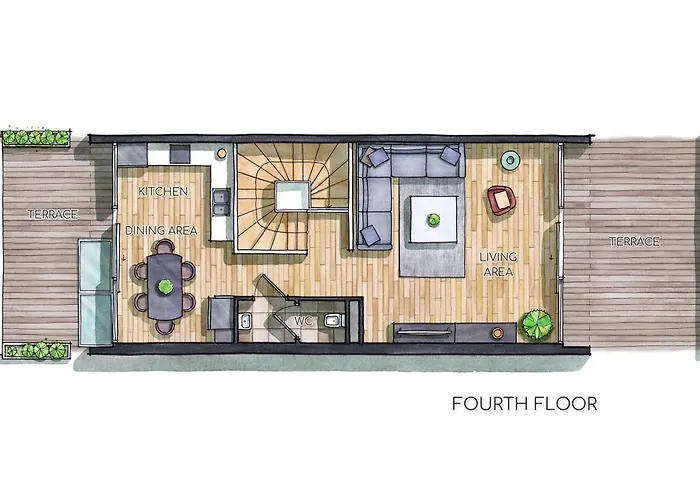 Lägenhetshotell 12, Apartments, 4-6 Pers, Central, Stunning View, Near Supermarket & Public Transport 4*