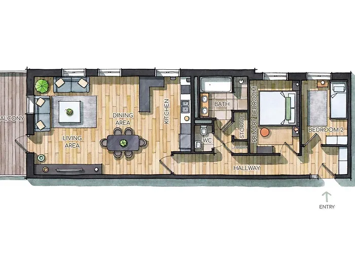 12, Apartments, 4-6 Pers, Central, Stunning View, Near Supermarket & Public Transport 4* Oisterwijk